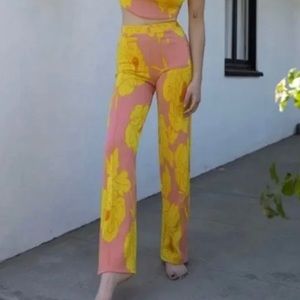 Zara flowered pants